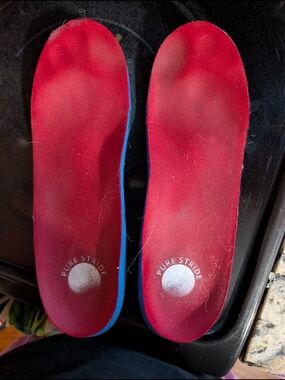 Pure Stride Red Insoles (Pair)